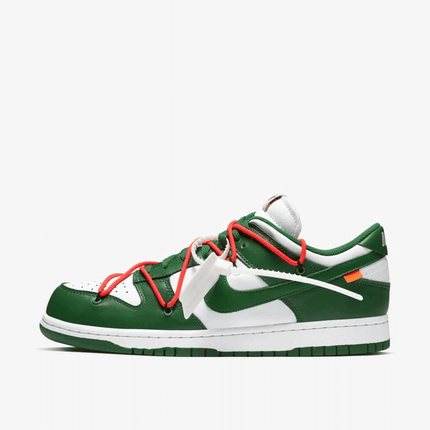 Men's Off White x Dunk SB Low Pine Green Shoes