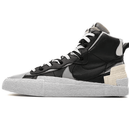 Men's Sacai x Blazer Mid Black Grey Shoes