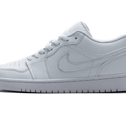 Men's Air Jordan 1 Low White Pure Platnium Shoes