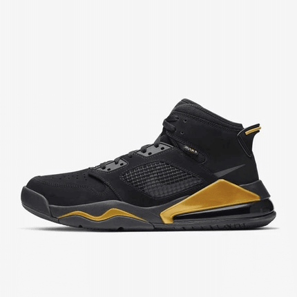 Men's 4D Air Jordan Mars 270 DMP Black Metallic Gold Shoes