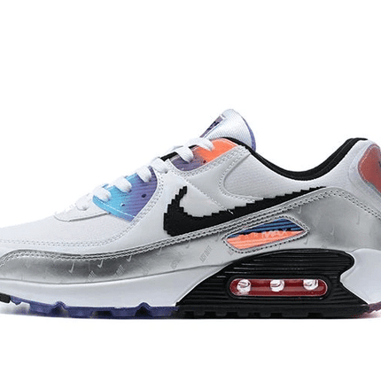 Men's Air Max 90 White Purple Shoes
