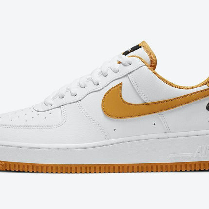 Men's Air Force 1 Low Double Mini Swooshes Yellow Shoes
