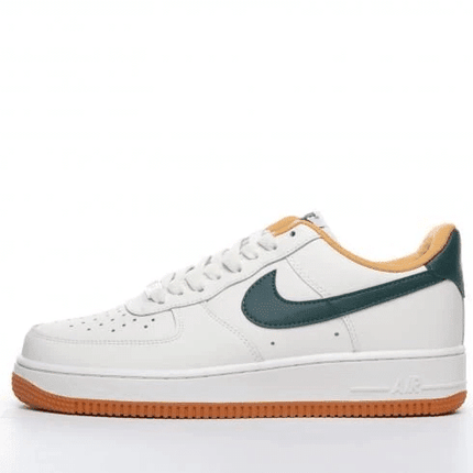 Men's Air Force 1 Cream Green Gum Shoes