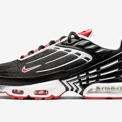 Men's Air Max Plus III Black White Track Red Shoes
