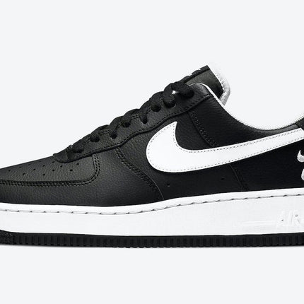 Men's Air Force 1 Low Double Mini Swooshes Black Shoes