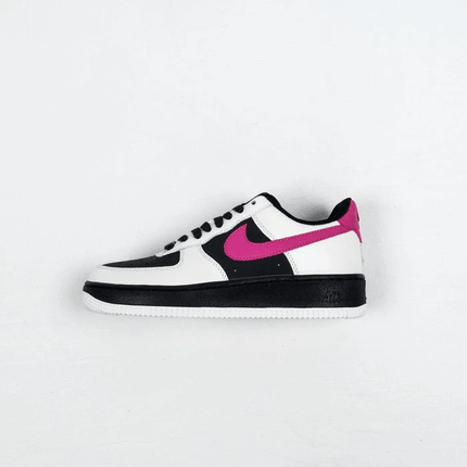 Men's Air Force 1 White Black Pink Shoes
