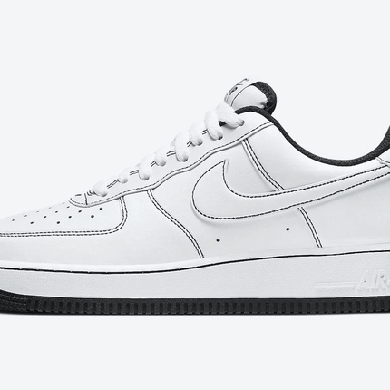 Men's Air Force 1 Low Black Contrast Stitching Shoes
