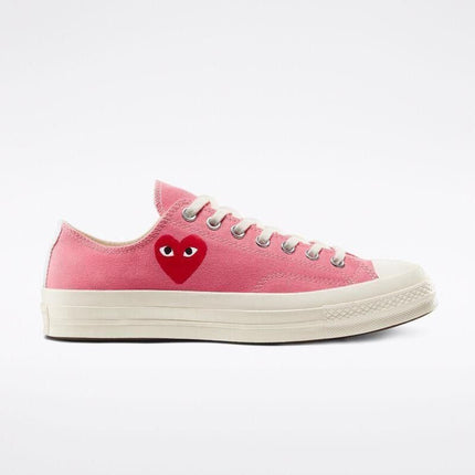 Men's Play Comme Des Garcons X Converse Low Top Pink Shoes