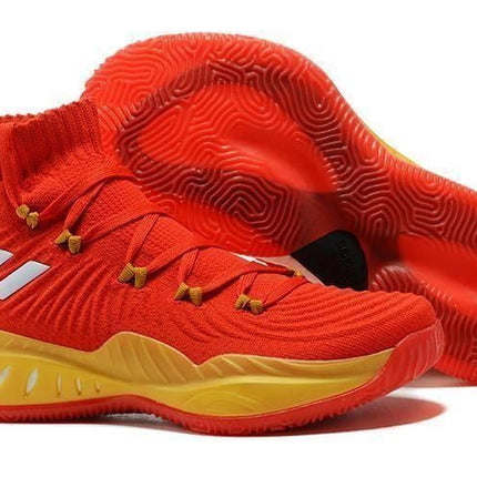 Men's Crazy Explosive Primeknit Red Gold Shoes