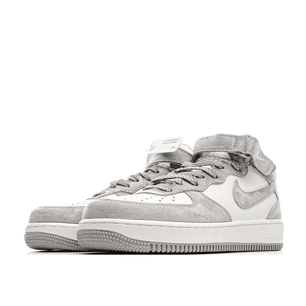 Men's Air Force 1 Mid Gray Shoes