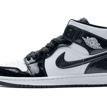 Men's Air Jordan 1 Mid All-Star Black White Shoes