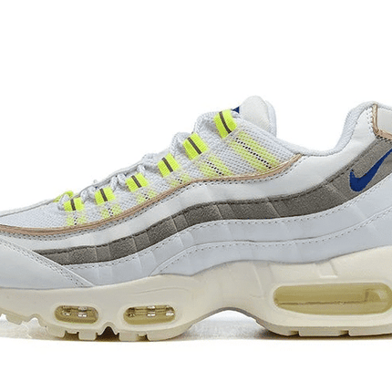 Men's Air Max 95 White Green Lace Shoes