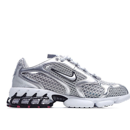 Men's Air Zoom Spiridon Cage 2 Stussy Fossil Shoes A4