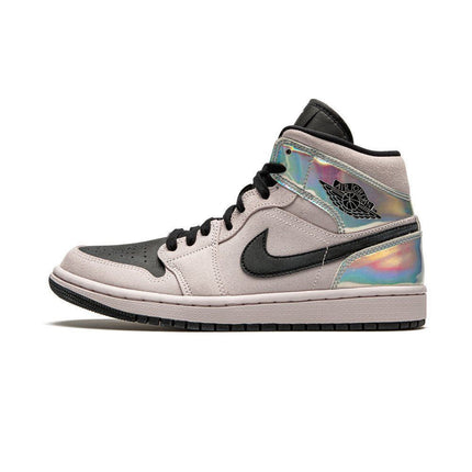 Men's Air Jordan 1 Mid Dirty Powder Iridescent Shoes