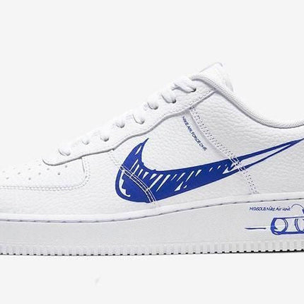 Men's Air Force 1 Low Sketch Blue Shoes