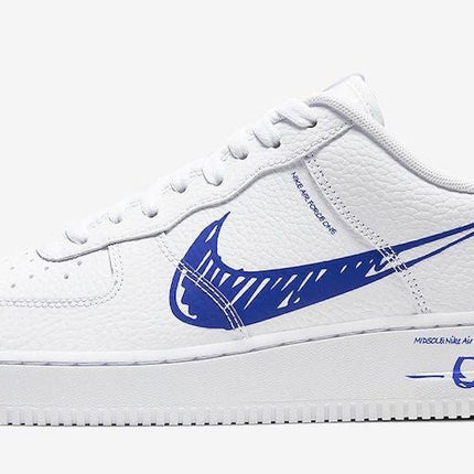 Men's Air Force 1 Low Sketch Pack Blue Shoes