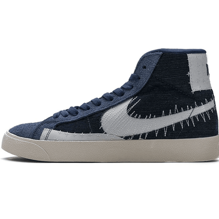 Men's Blazer Mid 77 Mid Premium Sashiko Navy Shoes