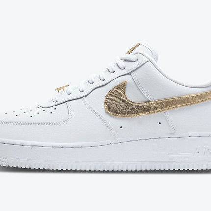 Men's Air Force 1 Low Releasing Gold Foil Swooshes Shoes
