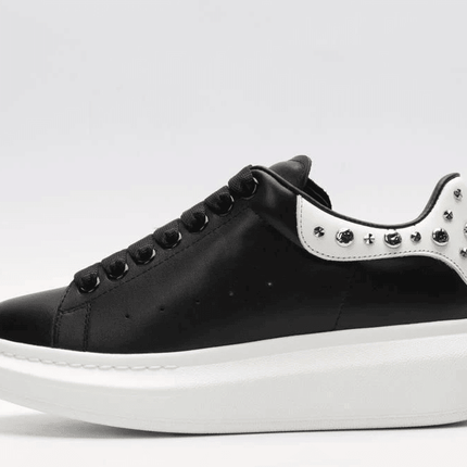Men's Alexander MCQueen Oversized Sole Leather Sneakers Shoes V2