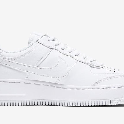 Men's Air Force 1 Shadow Low Triple White Shoes
