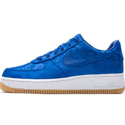Men's Fragment Clot x Air Force 1 PRM Game Royal Shoes