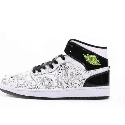 Men's Air Jordan 1 Mid SE GS DIY Shoes