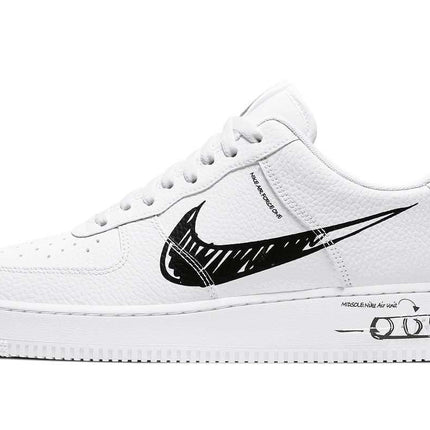 Men's Air Force 1 Low Sketch Black Shoes