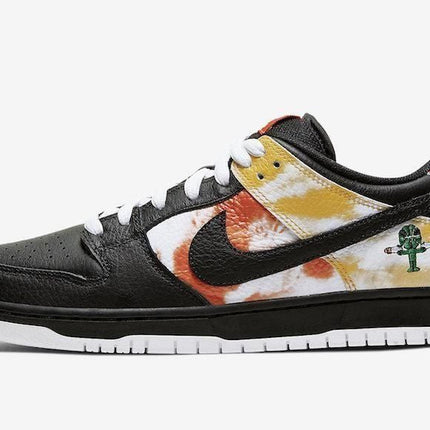 Men's SB Dunk Low Raygun Tie Dye Black Shoes