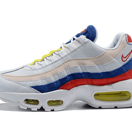 Men's Air Max 95 Beige Blue Red Shoes