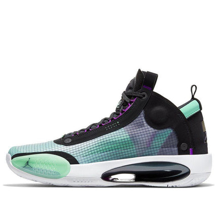 Men's Air Jordan 34 XXXIV Blue Void Green Shoes