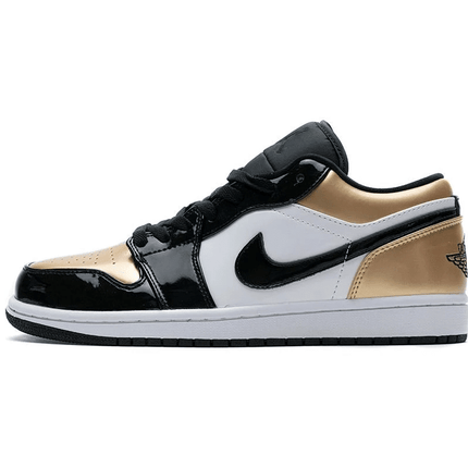 Men's Air Jordan 1 Low Gold Toe Shoes