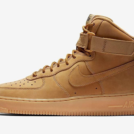Men's Air Force 1 Mid Flax Wheat Shoes
