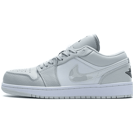 Men's Air Jordan 1 Low White Camo Shoes