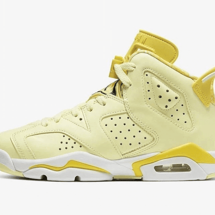 Men's Air Jordan 6 Floral Dynamic Yellow Shoes