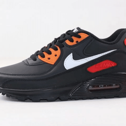 Men's Air Max 90 Black Orange Shoes