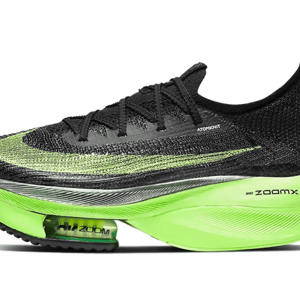Men's Air Zoom Alphafly NEXT% Black Electric Green Shoes