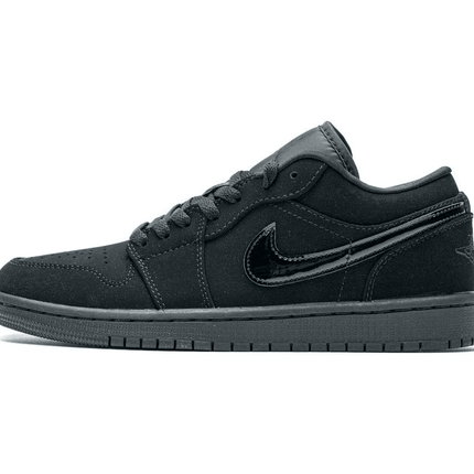 Men's Air Jordan 1 Low Triple Black Shoes