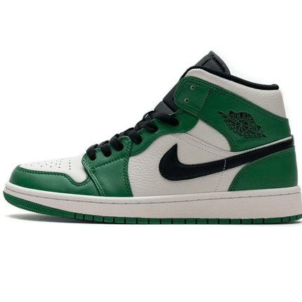 Men's Air Jordan 1 Mid Pine Green Shoes