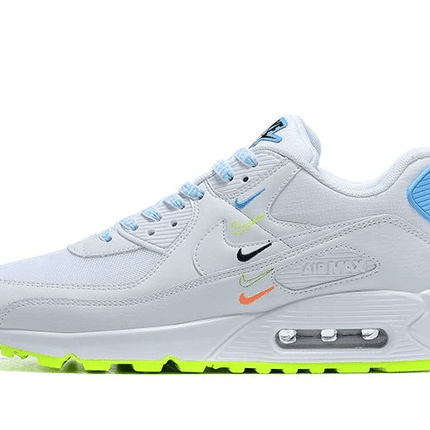 Men's Air Max 90 White Green Shoes