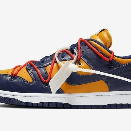 Men's Dunk Low Off White University Gold Shoes