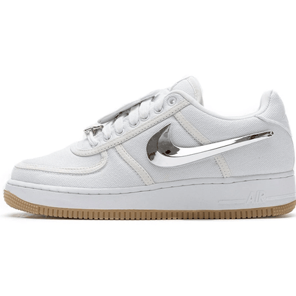 Men's Travis Scott x Air Force 1 White Shoes