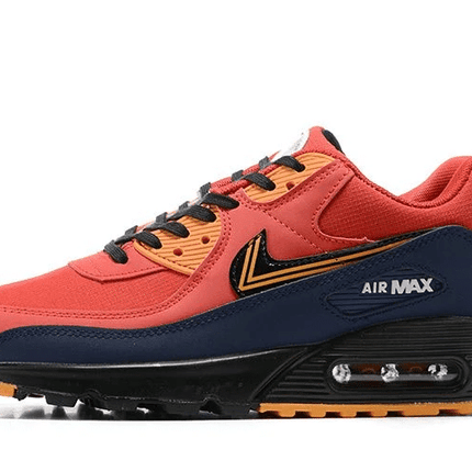 Men's Air Max 90 Red Orange Shoes
