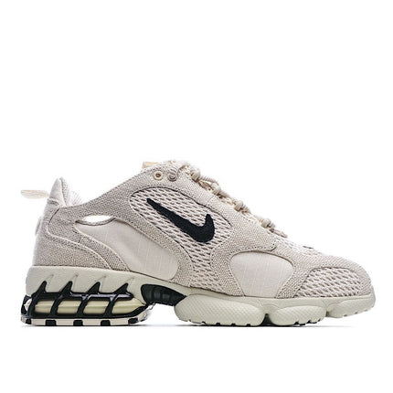 Men's Air Zoom Spiridon Cage 2 Stussy Fossil Shoes A2