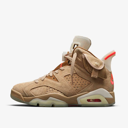 Men's Travis Scott x Air Jordan 6 British Khaki Shoes