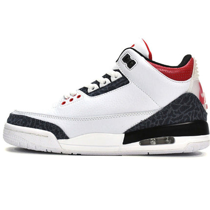 Men's Air Jordan 3 Retro SE Denim Fire Red Shoes