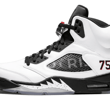 Men's Air Jordan 5 Paris Saint Germain PSG White Shoes