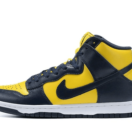Men's SB Dunk High Yellow Navy Shoes