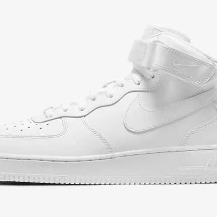 Men's Air Force 1 Mid Triple White Shoes