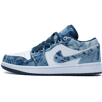 Men's Air Jordan 1 Low SE Washed Denim Shoes