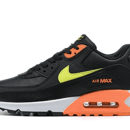 Men's Air Max 90 Black Green Orange Shoes